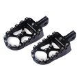 thumbnail image 1 of Langgg Motorcycle Front Driver Footrests Footpegs for XL883 2007-2010 Black, 1 of 8