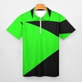 thumbnail image 3 of Shego Halloween Costume Men Zipper T-shirt Summer Casual Short Sleeve T-shirt Top, 3 of 7