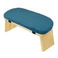 thumbnail image 2 of EHJRE Meditation Bench Seiza Prayer Bench Ergonomic, Portable, Wooden, Foldable with Removable Cushion Kneeling Stool Prayer Stool Blue, 2 of 9