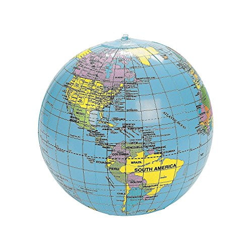 globe beach ball