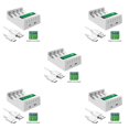 thumbnail image 2 of Injueey de Adaptador recargable Pantalla LCD Cargadores Accesorios de alimentación multifuncionales de alto rendimiento blanco Type2 NO2, 2 of 6