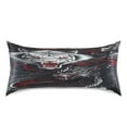thumbnail image 3 of Tiger and Dragon Standard Size Satin Pillowcase 20''x26'' Double-Sided Print Soft Wrinkle Resistant, 3 of 9