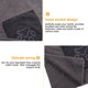 thumbnail image 3 of Toalla para perros, toalla grande súper absorbente para mascotas con bolso, toalla para perros de fibra ultrafina de secado rápido para secar perros, 3 of 5