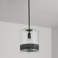 thumbnail image 3 of 12 Inch 1 Light Pendant In Transitional/Industrial Style 10 High By 12 Wide-Matte Black Finish    -Traditional Installation Capital Lighting 335911Mb, 3 of 9
