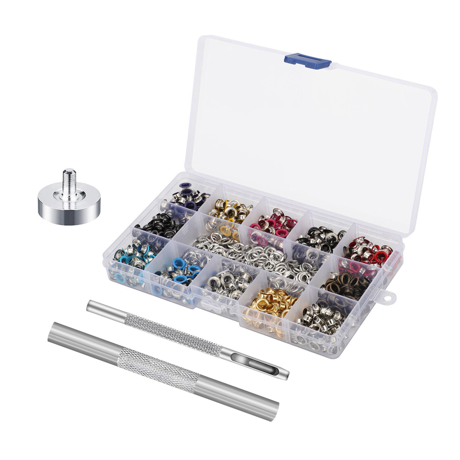 600 Set Grommet Eyelet Snap Button Kit for Leather Craft Shoe Bag with 3PCS Tool TAPDRA Spare Part