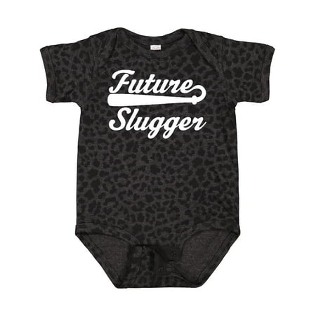 

Inktastic Baseball Future Slugger Gift Baby Boy or Baby Girl Bodysuit