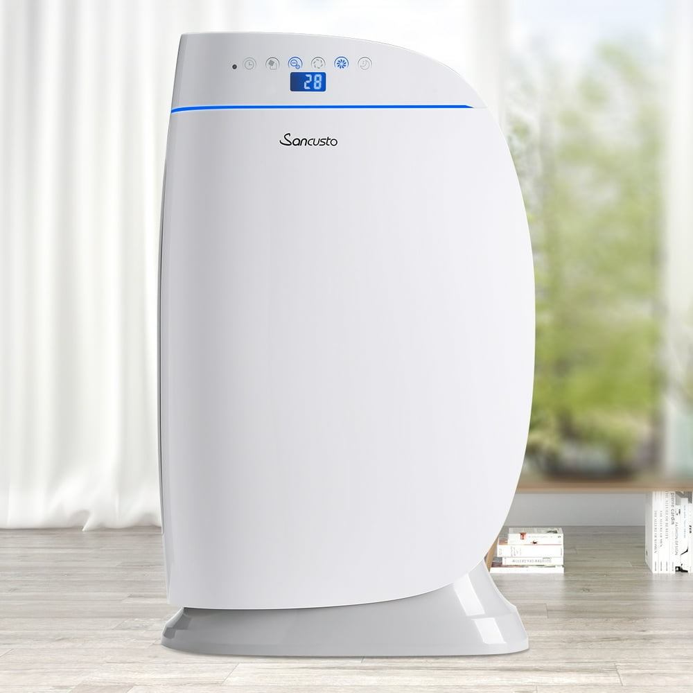 Sancusto Air Purifier with True Hepa Filter, Odor Allergies Eliminator
