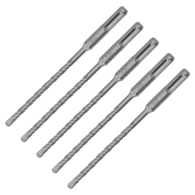 Drill Bit Set,5 Pcs Rotary Hammer Concrete Drill Bits Rotary Hammer Drill Bit Enhanced Durability
