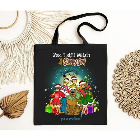 vintage True to   Yes I Still Watch Scooby Doo for Christmas Tote Bag-TH18216