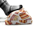 thumbnail image 5 of Cake Foot Rest, Colorful Wedding Inspired Composition with Sweets Birds Hand Drawn Ornamental Motifs, Non-Slip Backing Adjustable Ergonomic Memory Foam Leg Support for Office, Multicolor, by Ambesonne, 5 of 5