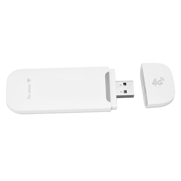 WiFi Hotspot, Portable Support 10 Devices Plug And Play 4G LTE USB WiFi Modem White For Cell Phone