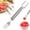 A3#C, variant on 2-in-1 Watermelon Slicer Cutter Tool, Stainless Steel Watermelon Cube Cutter, Create Clean 1" Cubes, Quickly Safe Watermelon Knife, Stainless Steel Fruit Cutter Kitchen Gadget, 8.66×1.02 in,A2#D