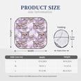 thumbnail image 3 of Fotbe Owl And Floral Juego de 2 Piezas de Parasoles para Parabrisas | Bloqueador Solar para Auto | Accesorios Plegables para Protección Solar Interior-Large, 3 of 6