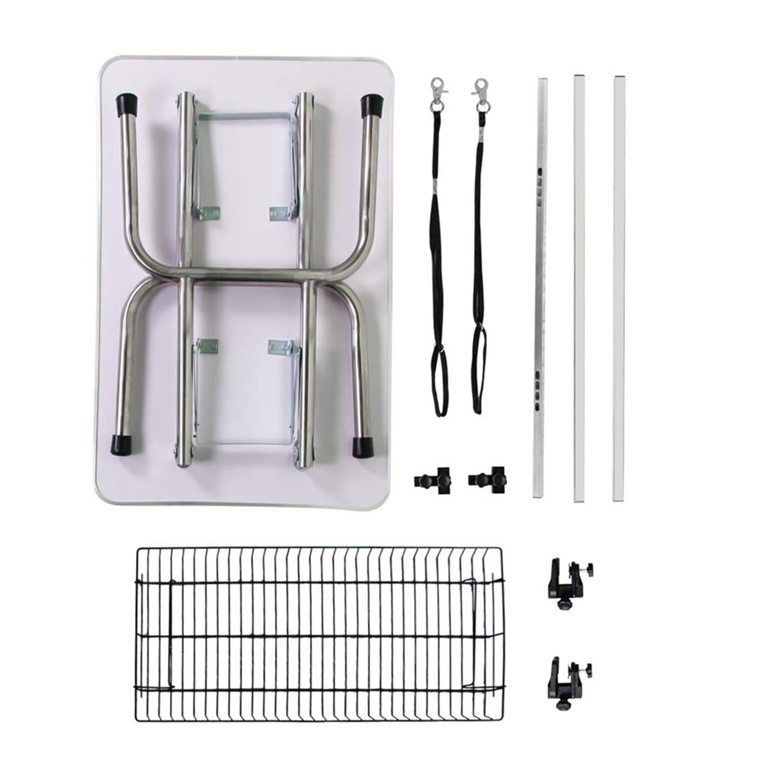 Pefilos 42" Dog Grooming Table for Large Medium Dogs and Cat Professional Portable Trimming Table with Arm/Noose/Mesh Tray Pet Grooming Table, Blue Pefilos 42" Dog Grooming Table for Large Medium Dogs and Cat Professional Portable Trimming Table with Arm/Noose/Mesh Tray Pet Grooming Table, Blue