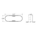 thumbnail image 2 of TecNiq, Inc LED Light Kit for Trailers Trucks RVs - Oval Stop/Turn/Tail Lights - Oval Reverse Lights - 2.5" Amber Sidemarkers - 2.5" Red Sidemarkers (Over 80" Width) (Grommet Mounted), 2 of 4