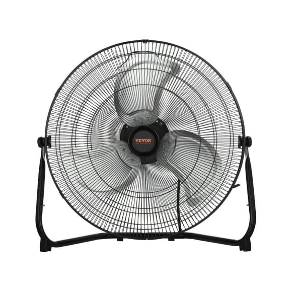 VEVOR 20 Inch Floor Fan 3 Speeds 360° Adjustable Tilt High-Velocity Industrial Fan