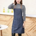 thumbnail image 3 of Cute Apron for Women with Pockets, Comfortable Kitchen Apron, Perfect for Cafe Shop, Baking, Gardening, Cooking., 3 of 3