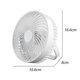 thumbnail image 2 of 26-27 Desk Fan with , for Bedroom Sleeping Room Tabletop Office Home Kitchen Camping, 2 of 5