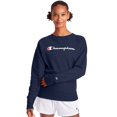 thumbnail image 2 of Champion Women's Powerblend Fleece Boyfriend Crewneck Sweatshirt, 2 of 4