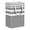 C#1215🌷, variant on Fabric Storage Bag Large Foldable Basket | Striped Laundry Hamper with Handles, Cotton Quilt Organizer 40x30x60cm | Space-Saving Clothes Bin for Closet, Bedding, Moving, Dorms