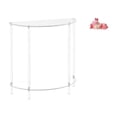 thumbnail image 1 of Mesa Auxiliar De Resina Acrílica Con Una Bonita Estatua De Ciervo, Mesita De Noche Estrecha De Dos Niveles Para Baño, Sala De Estar, Cocina, Comedor, Decoración Artesanal., 1 of 8