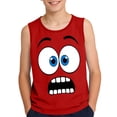 thumbnail image 3 of SGFCWSX Boys Graphic Tank Tops Sleeveless Casual Print Crew Neck Regular Fit Outdoor Daily Wear Tops for Kids Red Size 8 Years, 3 of 7