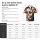 thumbnail image 5 of Balery Rose Floral Skull Camisas hawaianas de manga corta para hombre, camisas playeras de corte holgado, camisas de vacaciones con botones,XX-Large, 5 of 7