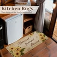 thumbnail image 3 of Sunflower Kitchen Mat Set of 2, Yellow Sunflower Kitchen Rugs and Mats Non-skid Washable Kitchen Floor Mats for in Front of Sink, Country Farmhouse Sunflower Kitchen Decor and Accessories(Vintage), 3 of 6