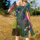 thumbnail image 3 of El sueño de Kafka: un homenaje A Kate Spade. Vestido largo sin mangas para mujer ropa de graduación verano, 3 of 6
