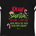 thumbnail image 4 of Inktastic Christmas Dear, Santa Before I Explain How Much Do You Know? Boys or Girls Toddler T-Shirt, 4 of 5