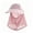 Pink, variant on Women's Summer Sun Hat UV Protection Face Shield Mask for Cycling Riding Outdoor Adjustable Breathable Lightweight Khaki