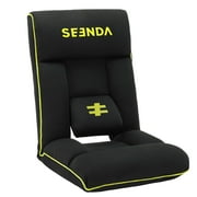 Seenda Video Gaming Floor Chair, Folding Video Reclining Sofa Adjustable Position, Padded Backrest & Cushion, Lazy Lounger Couch for E-Sports, Reading, Relaxing, Watching TV