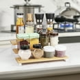 thumbnail image 5 of ROFAY Bamboo Stackable 3-Tier Cabinet Spice Rack Organizer, 5 of 6