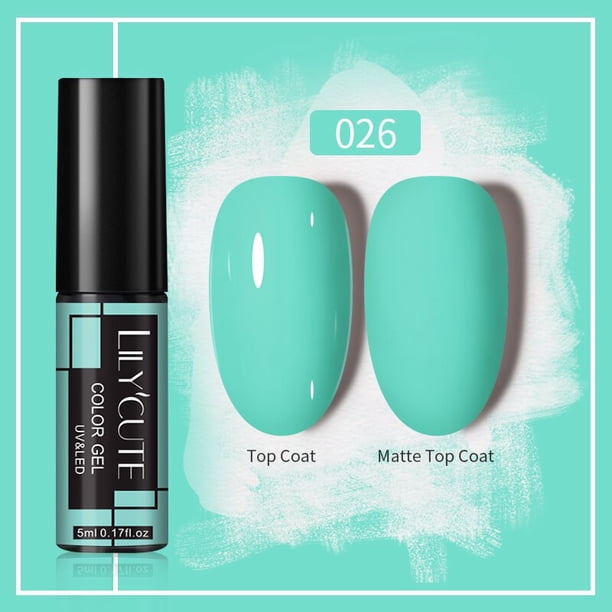 LILYCUTE 5ml Pull Line Gel esmalte de uñas Color blanco plateado Graffiti para línea de pintura francesa pincel de línea fina 2 en 1 Gel UV para decoración de uñas zhangmengya LED