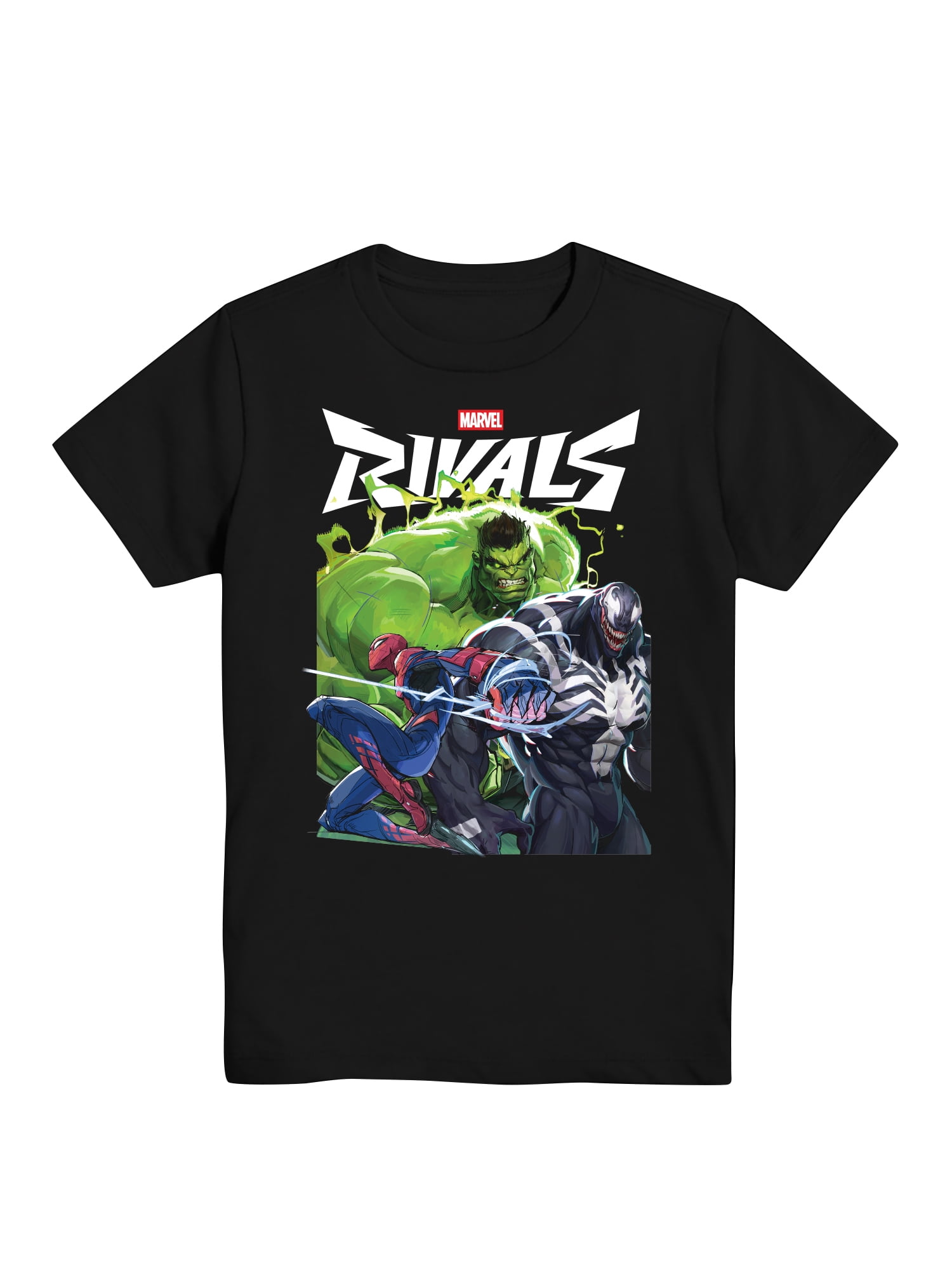Marvel Rivals, Boys' Graphic T-Shirt, Green Explosion, Sizes 4-18
