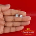 thumbnail image 2 of King of Bling's Aretes Para Hombre 925 White Silver 0.25ct Diamond Women's/ Men's Stud Earrings, 2 of 12