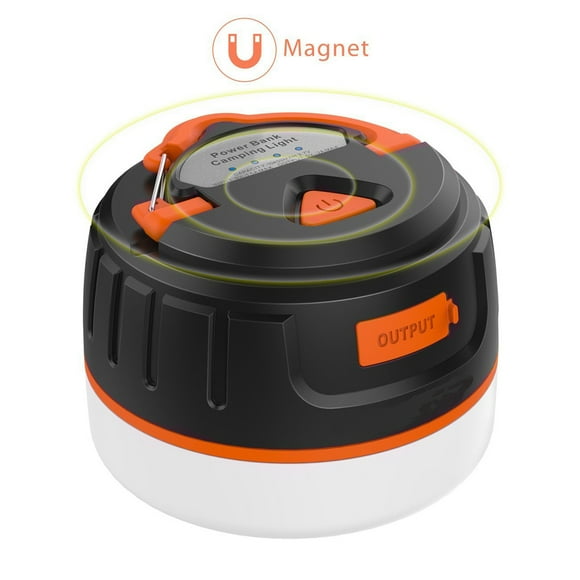Speedex 2 in 1 Camping LED Lantern & 5200 mAh Power Bank, Orange