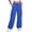 K-Blue-women's pants, variant on Hfnxid Womens Cargo Pants Loose Fit Parachute Pants High Waist Casual Hiking Trousers Fall Vacation Travel Trouser Blue L