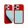 thumbnail image 1 of wonima44 2 Pack Silicone Sticky Grip Holder for Cellphone, Silicone Suction Cup Phone Case Mount Double Sided, Hands-Free Phone Accessories Strong Grip Holder for Selfie and Video (Light Blue), 1 of 1