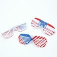 thumbnail image 6 of American Flag Light up Party Shades Glasses Patriotic Shutter Shades Flashing 4th of July Sunglasses LED Light up Sunglasses - Assorted Colors 12 Pairs, 6 of 10