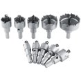 thumbnail image 1 of 10Pcs 16-50mm HSS Drill Bits Hole Saw Set Carbide Tip TCT Core Metalworking Hole Cutter Tools, 1 of 4