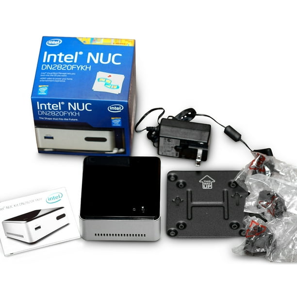Refurbished Intel NUC DN2820FYKH Mini PC, Intel Celeron N2820 Upto 2.39GHz,  4GB RAM, 1TB HDD, HDMI, Wi-Fi, Bluetooth, Windows 10 Pro