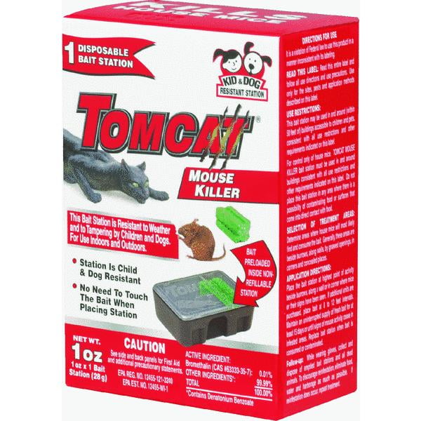 Tomcat Mouse Killer Disposable Mouse Bait Station Walmart Com