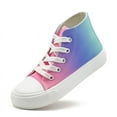 thumbnail image 4 of Casual Shoes for Kids, Toddler Canvas Shoes High Top Fashion Lace-Up Sneakers Girls Boys Classic Running Walking Shoes for Indoor Outdoor, 4 of 7