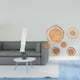 thumbnail image 2 of Pantalla de lámpara de pie,Lámpara minimalista para estudio,Cubierta de luz Iluminación creativa para dormitorio,Manualidades de pared,Decoración de pared colgante. Ratán tejido artesanal., 2 of 8