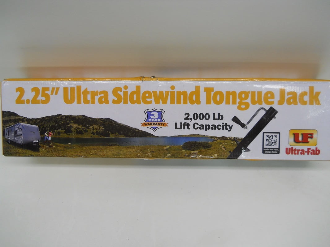Camper Utility Cargo Trailer Tongue Jack / Side Crank / 2.25" / 2000 LB Capacity