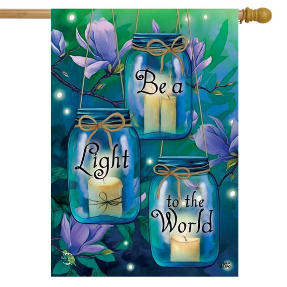 Briarwood Lane Be A Light To The World Spring House Flag