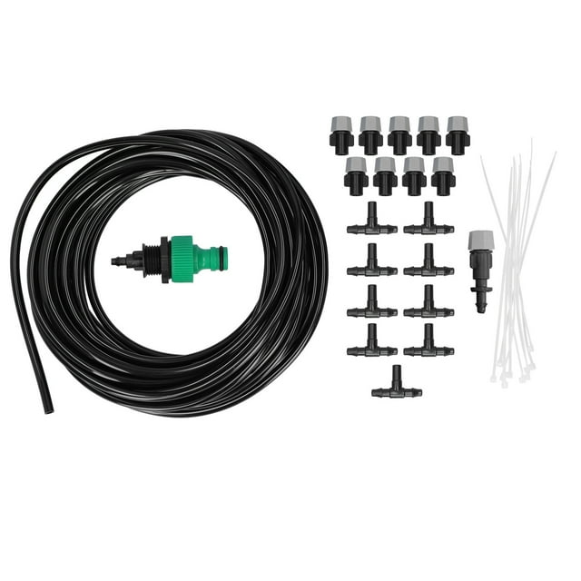 Kit De Riego De Jardín, Sistema De Riego De Jardín, Plástico De Niebla Fina Inferior O Igual A 70 Micras Para Regar Plantas Y Flores De Jardín