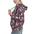 thumbnail image 2 of Lsque Daisies Flowers Pattern Casual Women's Hoodie,Hooded Sweatshirt with Kangaroo Pocket,Pullover Hoodie with Eye-catching Drawstrings-X-Large, 2 of 7
