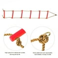 thumbnail image 3 of Climbing Rope Ladder For Kids - Swing Set Accessories - Playground Hanging Ladder For Swing Set - Tree Ladder Toy For Boys Children, Climbing Ladder Toy Exercise Equipmentred, 3 of 8